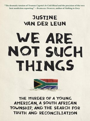 cover image of We Are Not Such Things